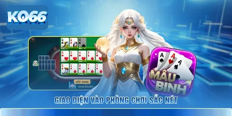 Giao diện vào phòng chơi sắc nét